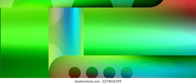 Formas redondeadas y líneas con gradientes de fluido fondo abstracto. Ilustración vectorial de papel tapiz, banner, fondo, folleto, catálogo, cubierta, volante