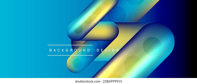 Round shapes and lines with fluid gradients abstract background. Vector illustration for wallpaper, banner, background, leaflet, catalog, cover, flyer