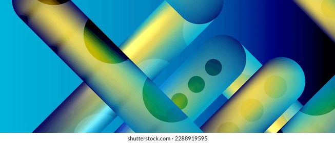 Round shapes and lines with fluid gradients abstract background. Vector illustration for wallpaper, banner, background, leaflet, catalog, cover, flyer