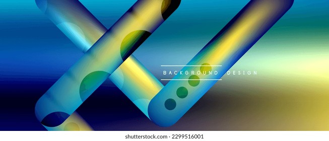 Round shapes and lines with fluid gradients abstract background. Vector illustration for wallpaper, banner, background, leaflet, catalog, cover, flyer