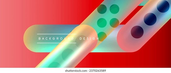 Formas redondeadas y líneas con gradientes de fluido fondo abstracto. Ilustración vectorial de papel tapiz, banner, fondo, folleto, catálogo, cubierta, volante