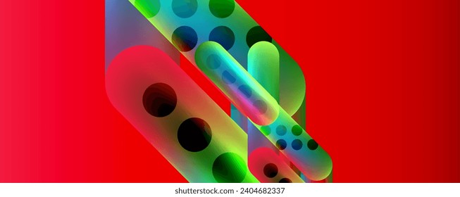 Runde Formen und Linien mit flüssigen Farbverläufen abstrakter Hintergrund. Vektorgrafik für Tapeten, Banner, Hintergrund, Merkblatt, Katalog, Deckel, Flyer