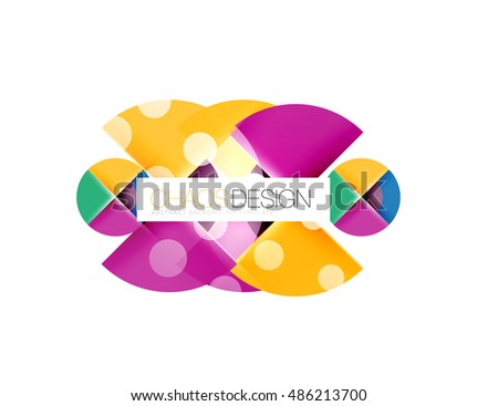 round shapes vector circle banner sample stock vector royalty free sample welcome banner