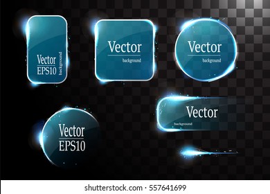 Round shiny frame background with light bursts. Technology background. Vector eps10.