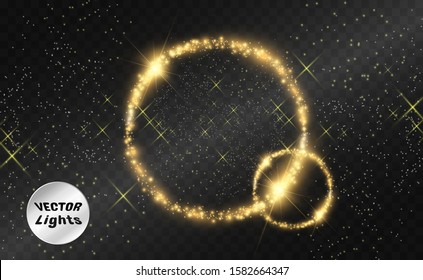 
Round shiny perfect background. Vector eps10 Beautiful light. Magic circle Precious background. Round golden shiny frame with light bursts.