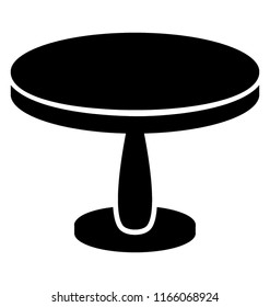 
round side table with wooden legs on a white background
