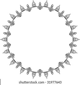 round  silhouette frame