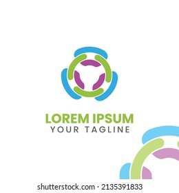 Round Simple and Creative Logo Design 