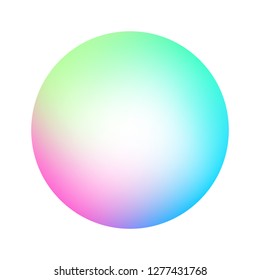 Round soft color gradient. Modern abstract background. Vector illustration background