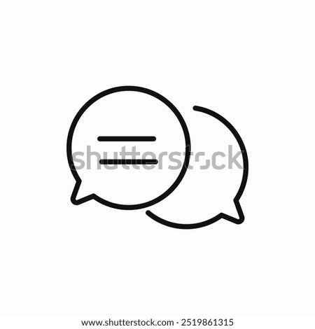 round speech bubble icon sign vector