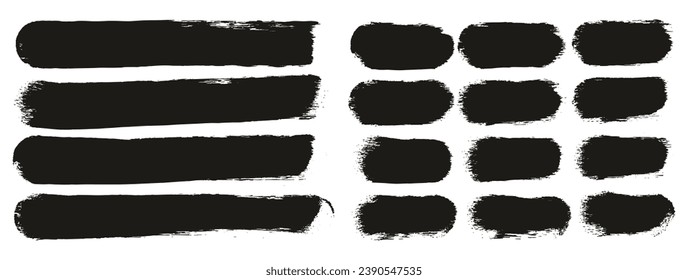 Mano Esponja Redonda Hizo Pincel Artista Grueso Líneas rectas Mezcla De Fondo Del Vector Resumen De Alto Detalle 