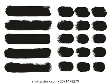 Mano Esponja Redonda Hizo Pincel Artista Grueso Líneas rectas Mezcla De Fondo Del Vector Resumen De Alto Detalle 
