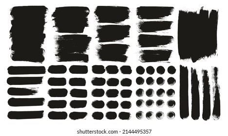 Round Sponge Thick Artist Brush Long Background And Straight Lines Mix High Detail Abstract Vector Background Mix Set ULTRA