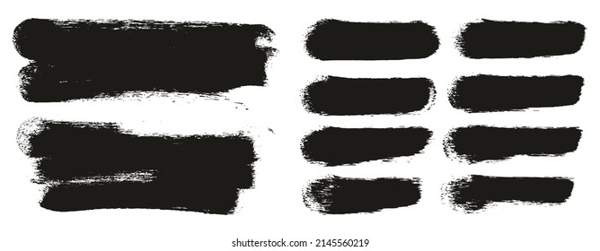 Round Sponge Thick Artist Brush Long Background And Straight Lines Mix High Detail Abstract Vector Background Mix Set 