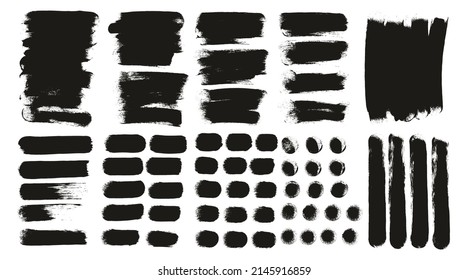 Round Sponge Thick Artist Brush Long Background And Straight Lines Mix High Detail Abstract Vector Background Mix Set ULTRA