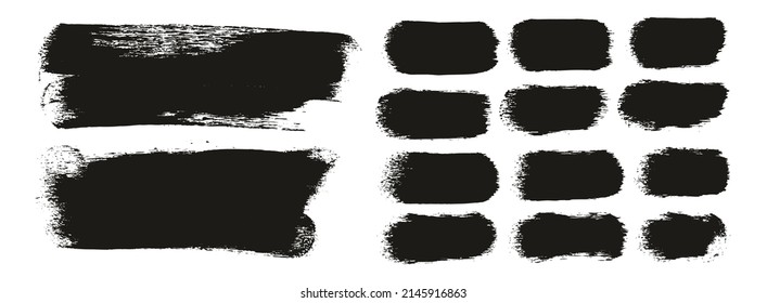 Round Sponge Thick Artist Brush Long Background And Straight Lines Mix High Detail Abstract Vector Background Mix Set 