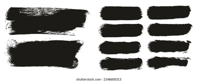 Round Sponge Thick Artist Brush Long Background And Straight Lines Mix High Detail Abstract Vector Background Mix Set 