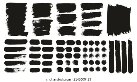 Round Sponge Thick Artist Brush Long Background And Straight Lines Mix High Detail Abstract Vector Background Mix Set ULTRA