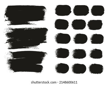 Round Sponge Thick Artist Brush Long Background And Straight Lines Mix High Detail Abstract Vector Background Mix Set 