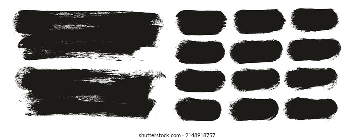 Conjunto De Mezcla De Fondo Del Vector Abstracto Del Artista Grueso De Esponja Redondo Pincel De Fondo Largo Y Líneas Ratas Mezcla De Fondo Del Vector Abstracto De Alto Detalle 