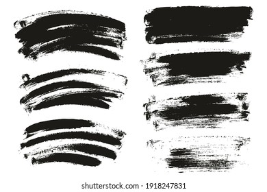 Round Sponge Thin Artist Brush Long And Curved Background Mix High Detail Abstract Vector Background Mix Set 