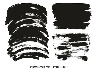 Round Sponge Thin Artist Brush Long And Curved Background Mix High Detail Abstract Vector Background Mix Set 