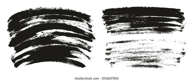 Round Sponge Thin Artist Brush Long And Curved Background Mix High Detail Abstract Vector Background Mix Set 