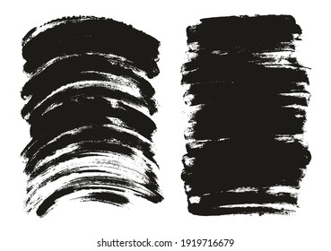Round Sponge Thin Artist Brush Long And Curved Background Mix High Detail Abstract Vector Background Mix Set 