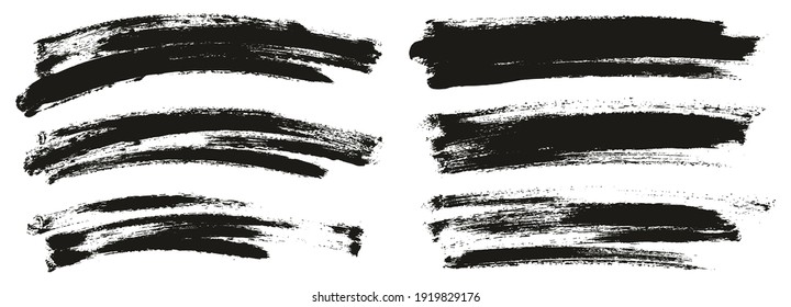 Round Sponge Thin Artist Brush Long And Curved Background Mix High Detail Abstract Vector Background Mix Set 