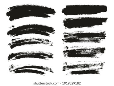 Round Sponge Thin Artist Brush Long And Curved Background Mix High Detail Abstract Vector Background Mix Set 