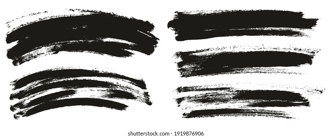 Round Sponge Thin Artist Brush Long And Curved Background Mix High Detail Abstract Vector Background Mix Set 