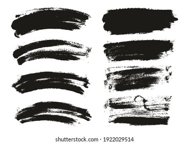 Round Sponge Thin Artist Brush Long And Curved Background Mix High Detail Abstract Vector Background Mix Set 