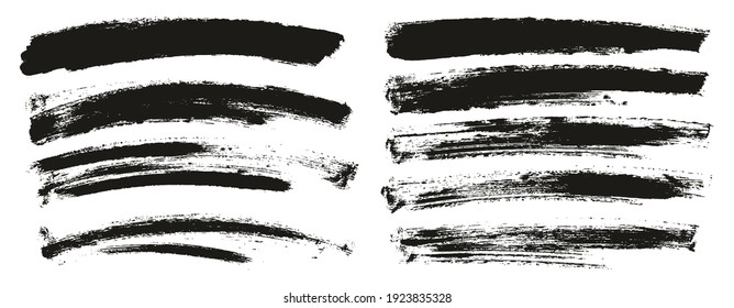 Round Sponge Thin Artist Brush Long And Curved Background Mix High Detail Abstract Vector Background Mix Set 