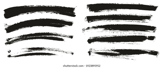 Round Sponge Thin Artist Brush Long And Curved Background Mix High Detail Abstract Vector Background Mix Set 