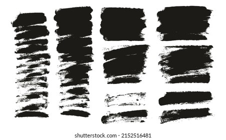 Esponja redonda Pincel de artista delgado Mezcla de fondo corto Detalle Resumen Conjunto de mezcla de fondo de vectores 