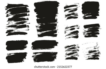 Esponja redonda Pincel de artista delgado Mezcla de fondo corto Detalle Resumen Conjunto de mezcla de fondo de vectores 