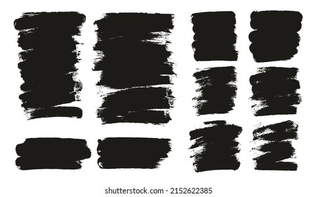 Round Sponge Thin Artist Brush Short Background Mix High Detail Abstract Vector Background Mix Set 