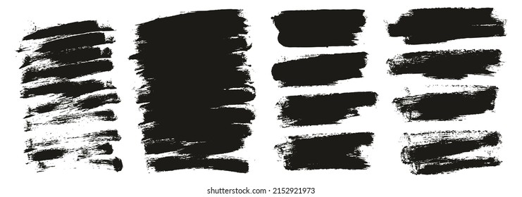 Round Sponge Thin Artist Brush Short Background Mix High Detail Abstract Vector Background Mix Set 