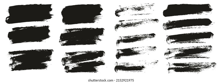 Round Sponge Thin Artist Brush Short Background Mix High Detail Abstract Vector Background Mix Set 