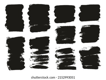 Esponja redonda Pincel de artista delgado Mezcla de fondo corto Detalle Resumen Conjunto de mezcla de fondo de vectores 