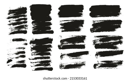 Round Sponge Thin Artist Brush Short Background Mix High Detail Abstract Vector Background Mix Set 