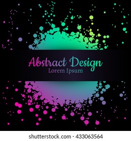 round spot vector background.