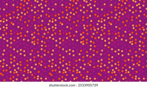 Round spotted pattern with abstract geometric circles. Ideal for seamless wallpapers, textile prints, or trendy backgrounds with a creative touch.