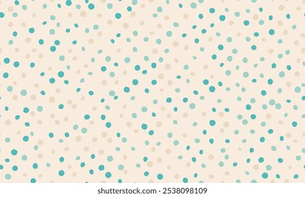Round spotted pattern with abstract geometric circles. Ideal for seamless wallpapers, textile prints, or trendy backgrounds with a creative touch.