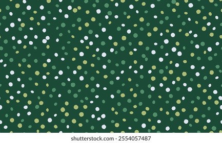 Round spotted pattern with geometric repetition. Ideal for fabric prints, poster backgrounds, and abstract wallpaper designs with trendy circles.