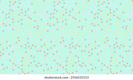Round spotted pattern with geometric repetition. Ideal for fabric prints, poster backgrounds, and abstract wallpaper designs with trendy circles.