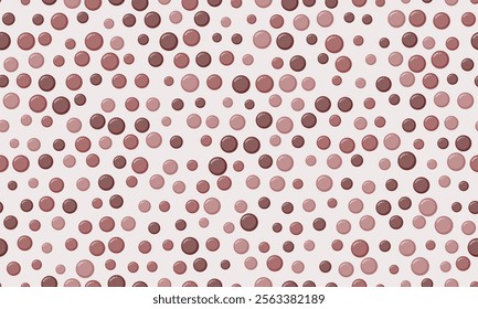 Round spotted pattern with geometric repetition. Ideal for fabric prints, poster backgrounds, and abstract wallpaper designs with trendy circles.