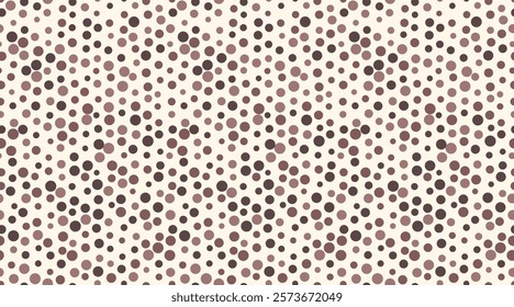 Round spotted pattern with geometric repetition. Ideal for fabric prints, poster backgrounds, and abstract wallpaper designs with trendy circles.