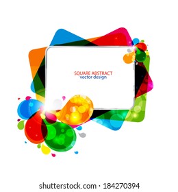 Round square abstract design