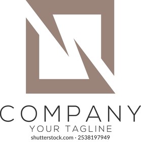 Round square logo vector.Abstract retro Shows teamwork, diversity, friendship, brotherhood, community, unity, harmony.